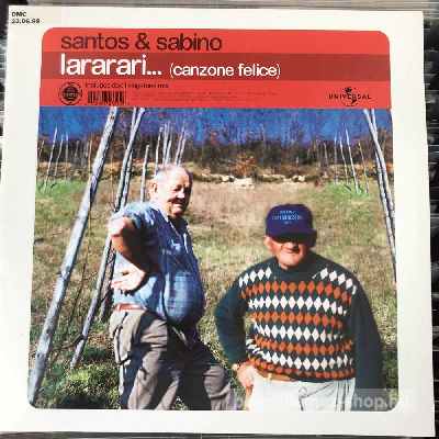 Santos & Sabino - Lararari (Canzone Felice)  (12") (vinyl) bakelit lemez
