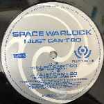 Space Warlock  I Just Can t Go  (12")