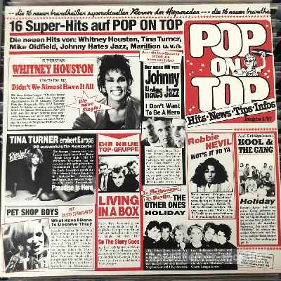 Various - Pop On Top 4-87  (LP, Comp) (vinyl) bakelit lemez