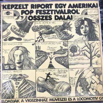 Déry - Presser - Adamis - Képzelt Riport Egy Amerikai Pop fesztiválról  LP (vinyl) bakelit lemez