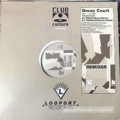 Green Court feat. Lina Rafn - Silent Heart (Remixes)  (12", Promo) (vinyl) bakelit lemez