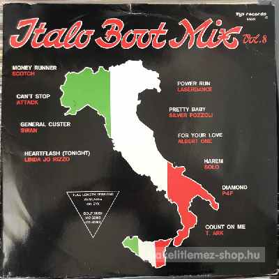 Various - Italo Boot Mix Vol. 8  (12", Mixed) (vinyl) bakelit lemez