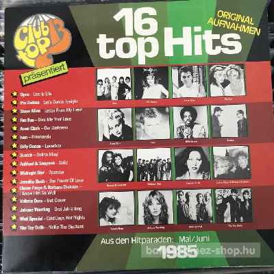 Various - 16 Top Hits - Aus Den Hitparaden Mai - Juni 1985  (LP, Comp) (vinyl) bakelit lemez