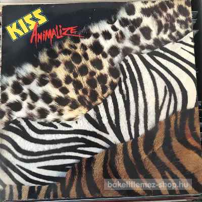 Kiss - Animalize  (LP, Album) (vinyl) bakelit lemez