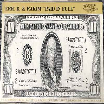Eric B. & Rakim - Paid In Full  (12", Maxi) (vinyl) bakelit lemez