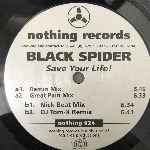 Black Spider  Save Your Life!  (12")