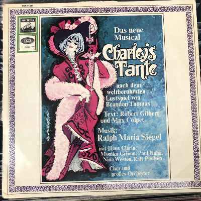 Ralph Maria Siegel - Das Neue Musical Charleys Tante  (LP, Album) (vinyl) bakelit lemez