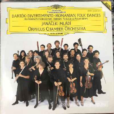 Bartók - Janácek - Divertimento - Romanian Folk Dances  (LP, Album) (vinyl) bakelit lemez