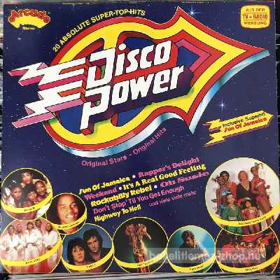 Various - Disco Power (20 Absolute Super-Top-Hits)  (LP, Comp) (vinyl) bakelit lemez