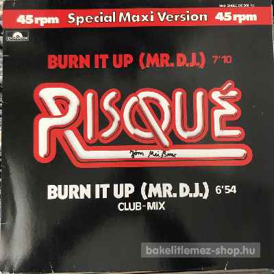 Risqué - Burn It Up (Mr. D.J.)  (12", Maxi) (vinyl) bakelit lemez