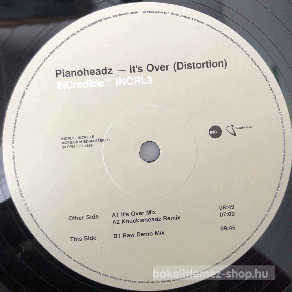 Pianoheadz - Its Over (Distortion)