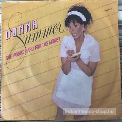 Donna Summer - She Works Hard For The Money  (7", Single) (vinyl) bakelit lemez