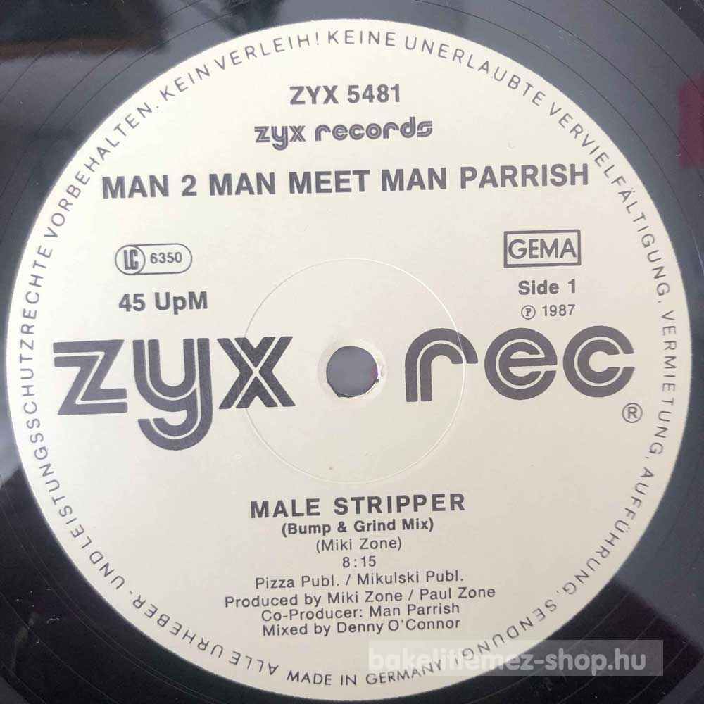 Man 2 Man Meet Man Parrish Male Stripper DE - Bakelit lemez shop