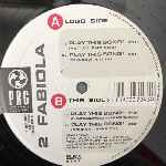 2 Fabiola  Play This Song  (12")