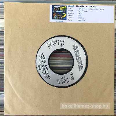 Snap! - Mary Had A Little Boy  (7", Single) (vinyl) bakelit lemez