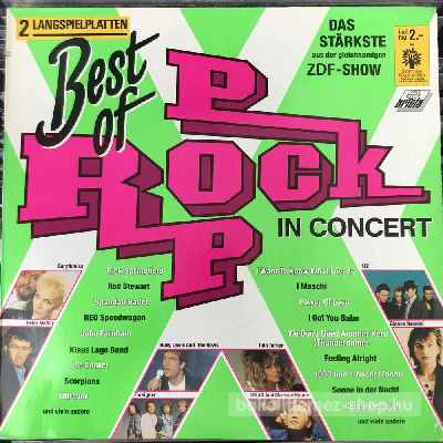 Various - Best Of Rock Pop In Concert  (LP, Comp) (vinyl) bakelit lemez