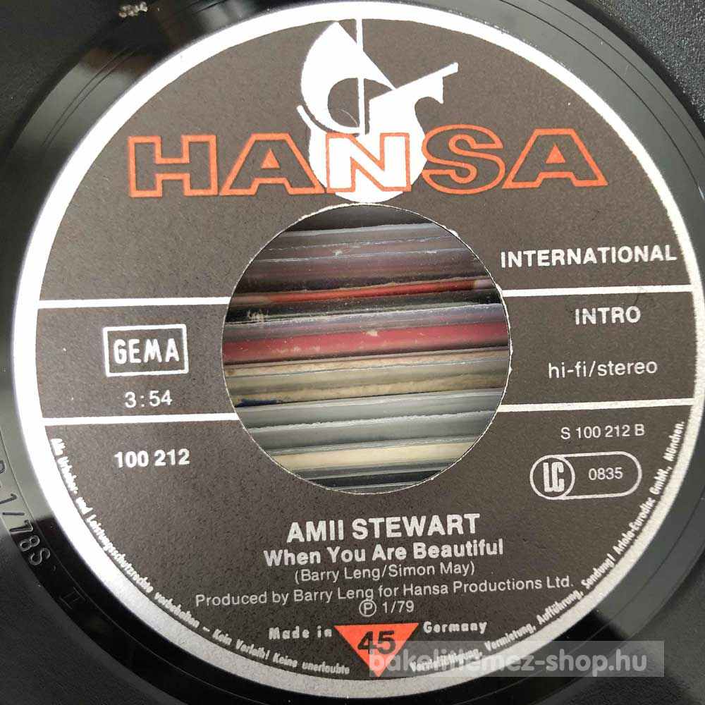 Amii Stewart  Knock On Wood  (7", Single)