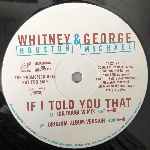 Whitney Houston & George Michael  If I Told You That (Remixes)  (12", Promo)