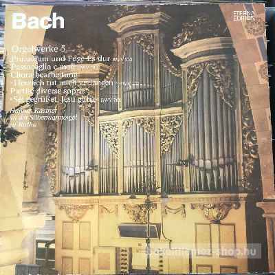 Bach - Orgelwerke Auf Silbermannorgeln 5  (LP, Album) (vinyl) bakelit lemez