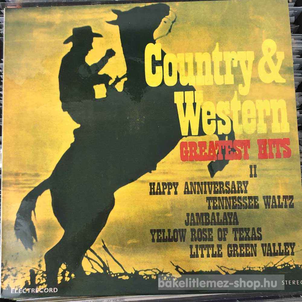 Unknown Artist - Country & Western Greatest Hits II