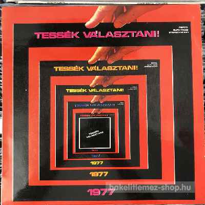 Various - Tessék Választani  (LP, Comp) (vinyl) bakelit lemez