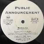 Public Announcement  Mamacita (The Exclusive Rock Box Remix)  (12", Promo)