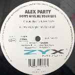 Alex Party  Dont Give Me Your Life  (12")