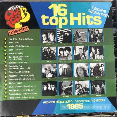 Various - 16 Top Hits  (LP, Comp) (vinyl) bakelit lemez