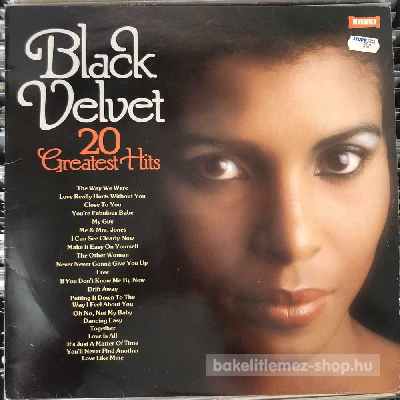 Various - Black Velvet  (LP, Comp) (vinyl) bakelit lemez