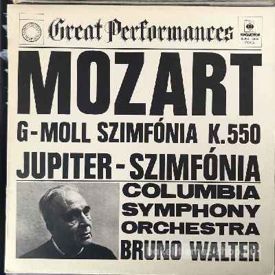 Mozart - G-moll Szimfónia K. 550, Jupiter - Szimfónia  (LP, Comp) (vinyl) bakelit lemez