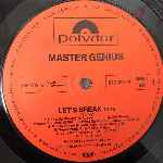 Master Genius  Lets Break  (12", Maxi)