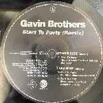 Gavin Brothers  Start To Party (Remix)  (12")