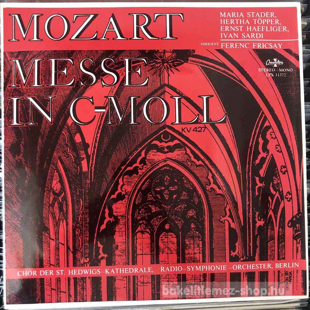 Mozart, Maria Stader, Hertha Töpper - Orchester B