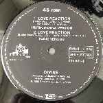 Divine Love Reaction (Special Disco Mix) (12", Maxi) Divine Love Reaction (Special Disco Mix) (12", Maxi)