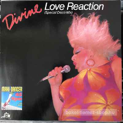 Divine Love Reaction (Special Disco Mix) (12", Maxi) (vinyl) bakelit lemez Divine - Love Reaction (Special Disco Mix) (12", Maxi) (vinyl) bakelit lemez