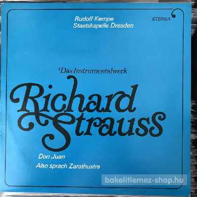 Richard Strauss - Don Juan, Also Sprach Zarathustra  (LP, Album) (vinyl) bakelit lemez