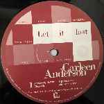Carleen Anderson  Let It Last, Apparently Nothin  (12")