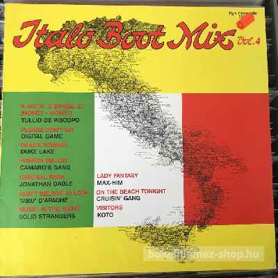 Various Italo Boot Mix Vol. 4 (12") (vinyl) bakelit lemez Various - Italo Boot Mix Vol. 4 (12") (vinyl) bakelit lemez
