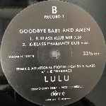 Lulu  Goodbye Baby And Amen (Remixes)  (12", Promo)