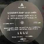 Lulu  Goodbye Baby And Amen (Remixes)  (12", Promo)