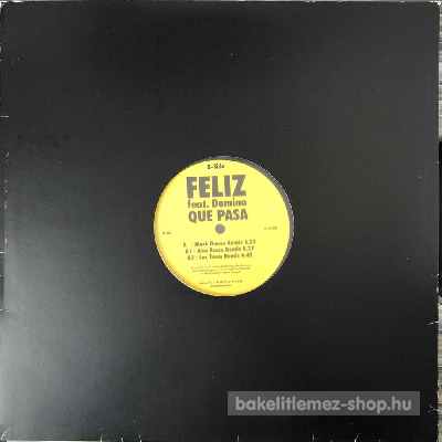 Feliz Feat. Domino Que Pasa (12") (vinyl) bakelit lemez Feliz Feat. Domino - Que Pasa (12") (vinyl) bakelit lemez
