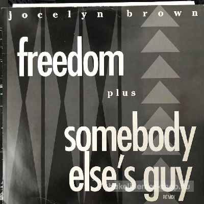 Jocelyn Brown Freedom, Somebody Elses Guy (12") (vinyl) bakelit lemez Jocelyn Brown - Freedom, Somebody Elses Guy (12") (vinyl) bakelit lemez