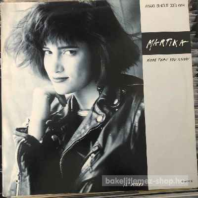 Martika More Than You Know (12", Maxi) (vinyl) bakelit lemez Martika - More Than You Know (12", Maxi) (vinyl) bakelit lemez