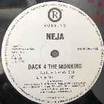 Neja  Back 4 The Morning  (12", Promo)