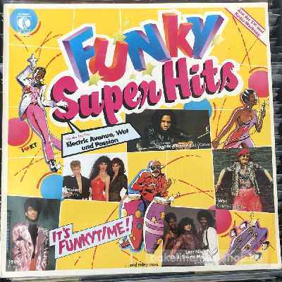 Various Funky Super Hits (LP, Comp) (vinyl) bakelit lemez Various - Funky Super Hits (LP, Comp) (vinyl) bakelit lemez