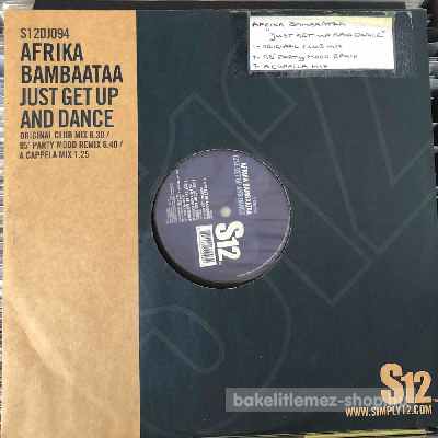 Afrika Bambaataa Just Get Up And Dance (12") (vinyl) bakelit lemez Afrika Bambaataa - Just Get Up And Dance (12") (vinyl) bakelit lemez