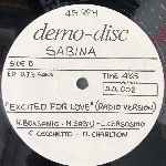 Sabina M. Excited For Love (12", Promo) Sabina M. Excited For Love (12", Promo)