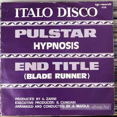 Hypnosis Pulstar, End Title (Blade Runner) (7", Single) (vinyl) bakelit lemez Hypnosis - Pulstar, End Title (Blade Runner) (7", Single) (vinyl) bakelit lemez