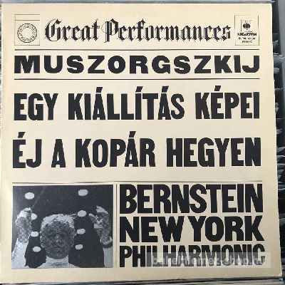Muszorgszkij, Bernstein - Egy Kiállítás Képei , Éj A Kopár Hegyen  (LP, Comp) (vinyl) bakelit lemez