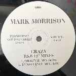 Mark Morrison Crazy (R&B 12 Mixes) (12", Promo) Mark Morrison Crazy (R&B 12 Mixes) (12", Promo)